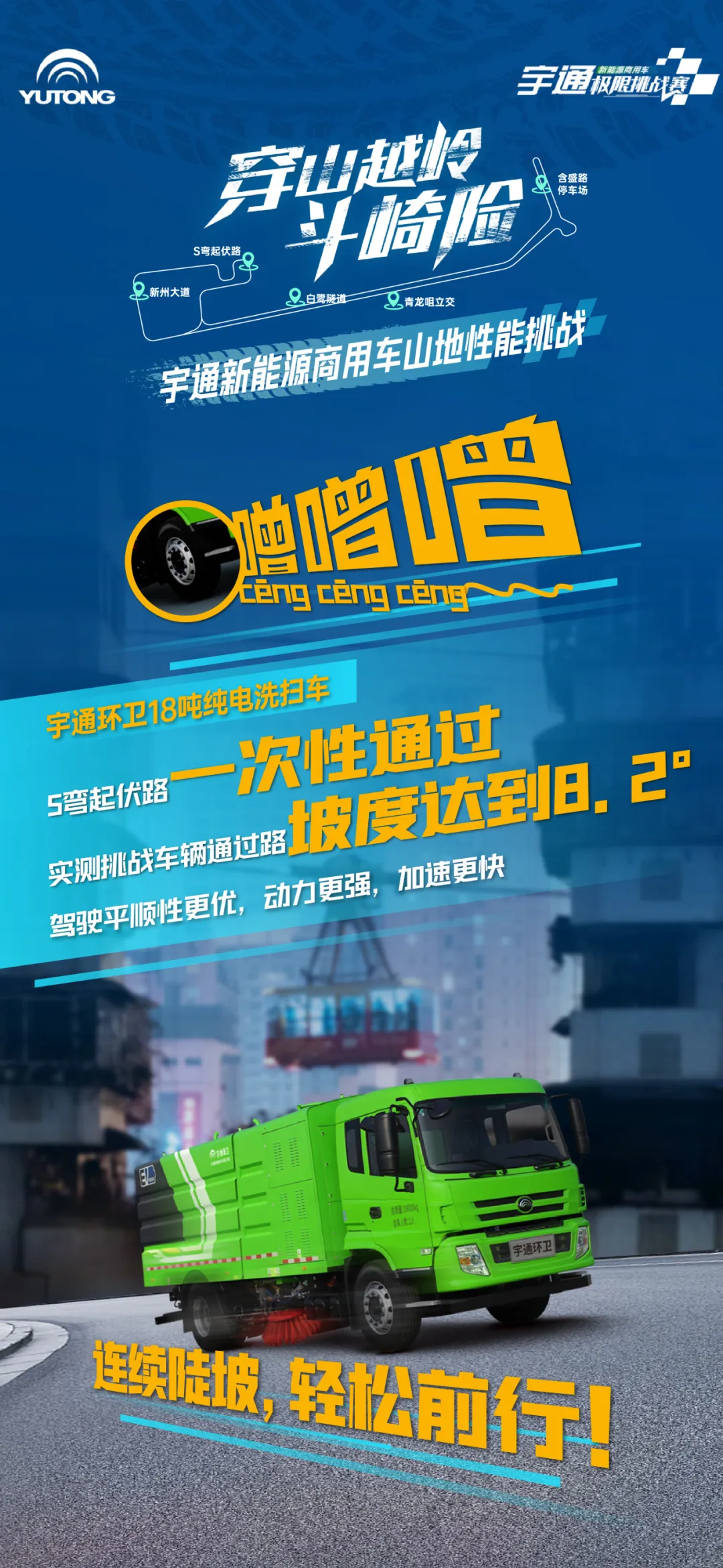 揭秘！这辆环卫车，如何征服山城重庆？