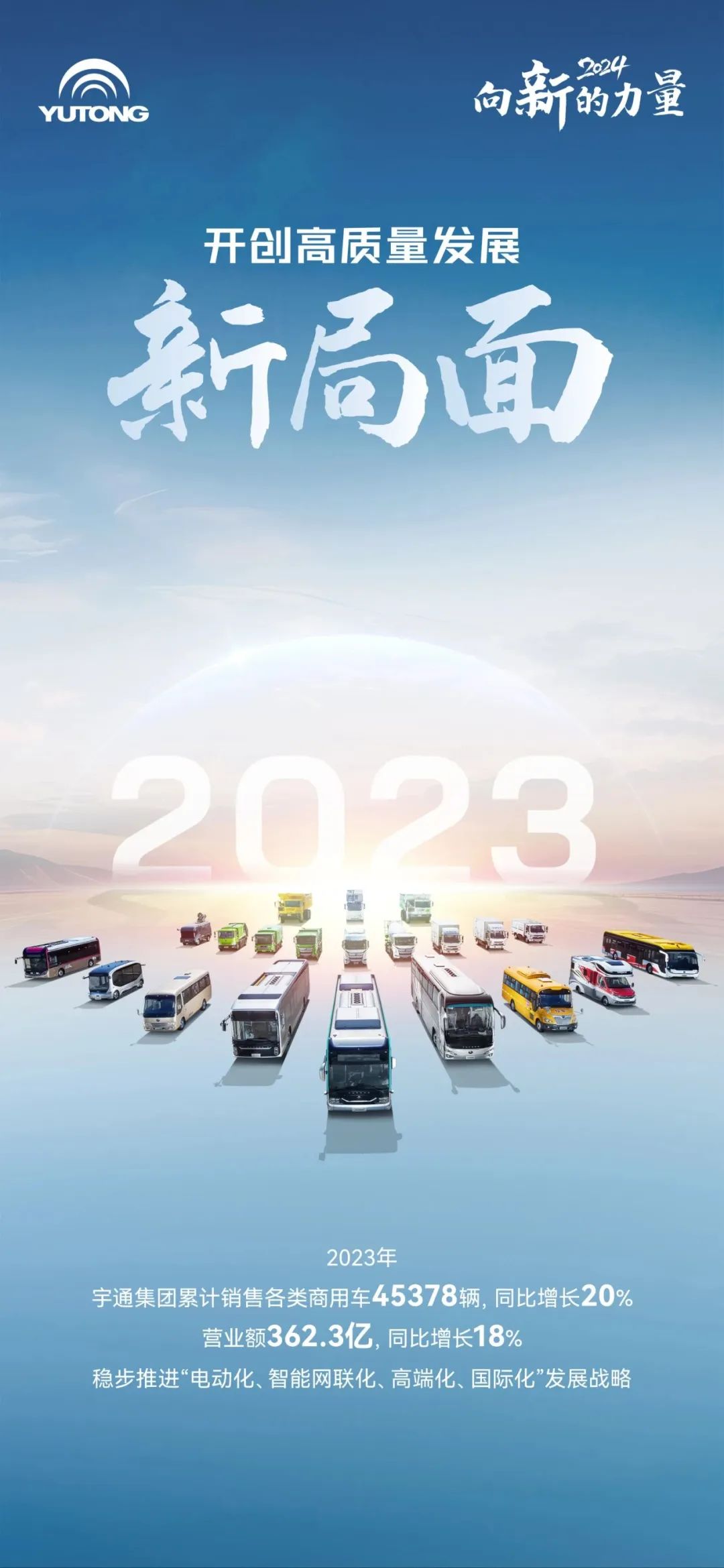 新征程丨宇通集团2024奋楫再出发