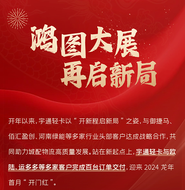 “热辣滚烫”开新局！宇通批量大单喜迎新年开门红