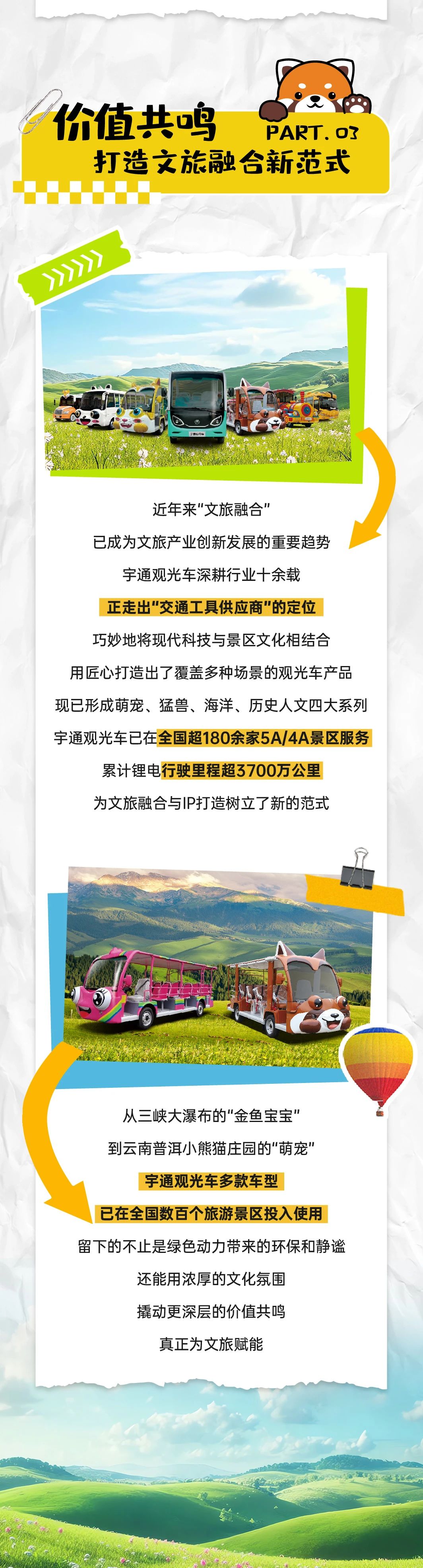 宇通“小熊猫”观光车驶入普洱太阳河森林公园，共筑生态文旅新图腾