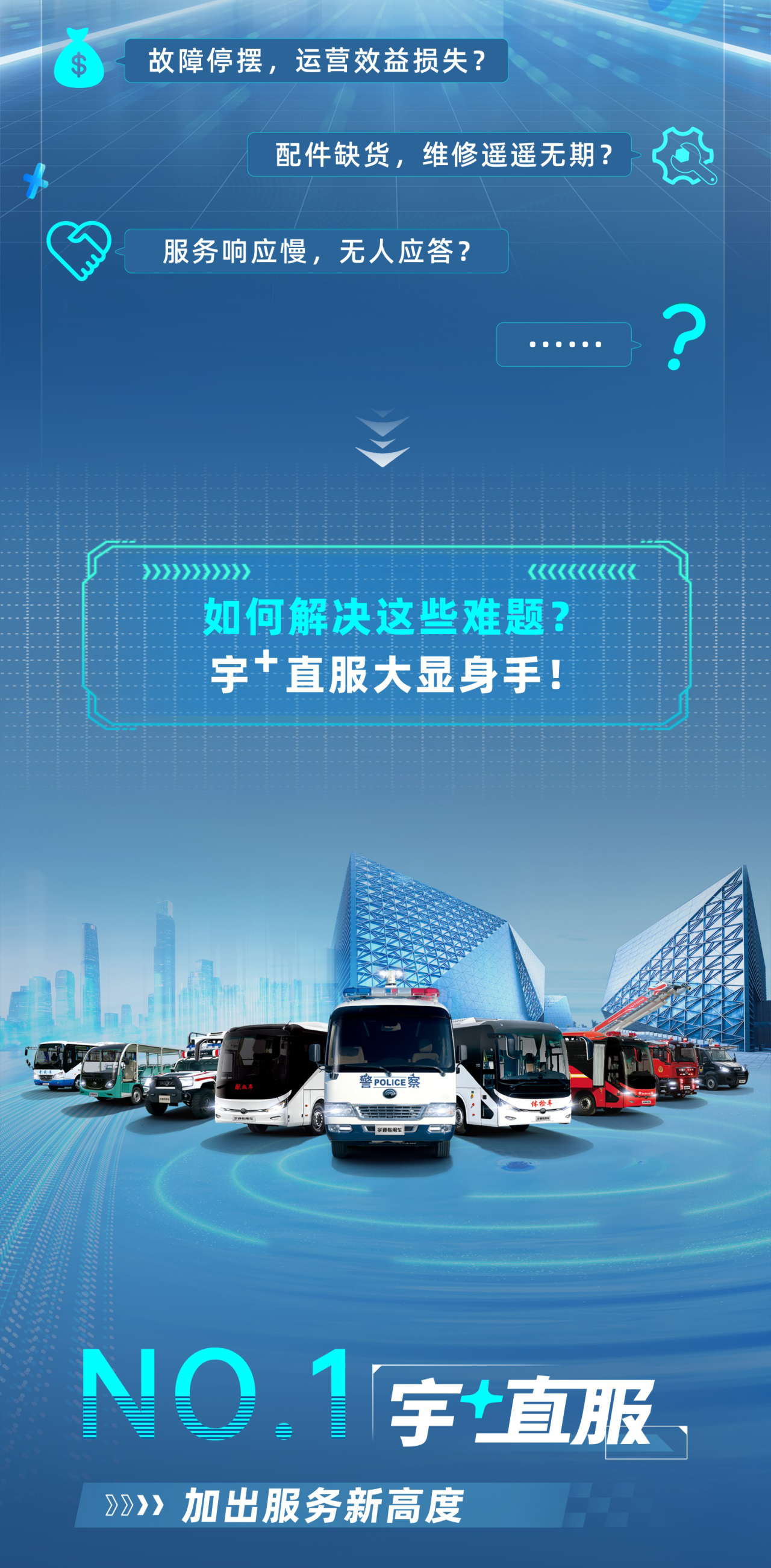 宇通专用车售后无忧秘籍解锁：宇+直服让用车更省心