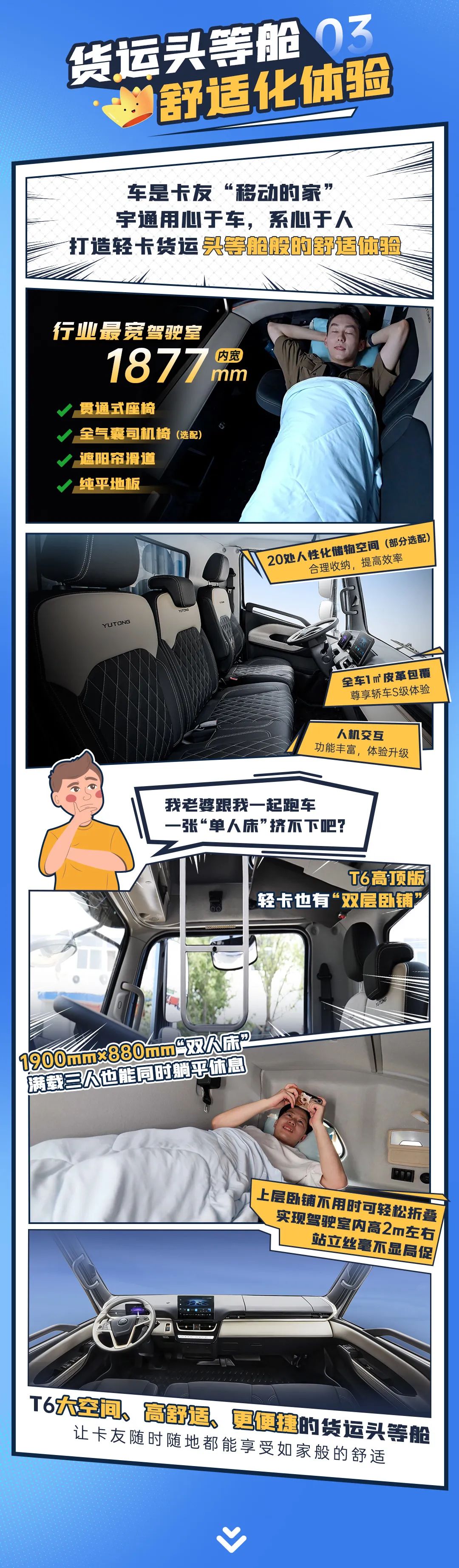 宇通新能源商用车——热力上新季丨宇通轻卡高端旗舰T6，赋能高效运营