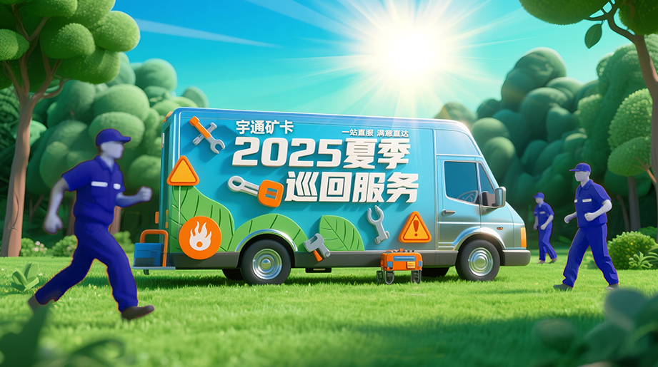 一站直服 满意直达丨宇通矿卡夏季巡回服务，用专业与温度守护每一位客户！
