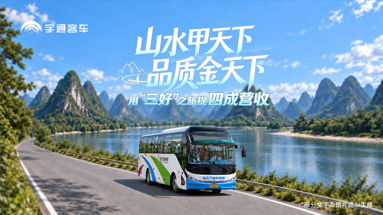 营收提升40%以上!桂林金天下携手宇通C12共建”好景、好车、好服务