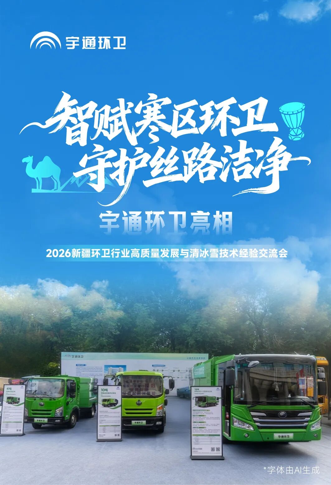 聚力寒区环卫全场景运维!宇通环卫亮相新疆交流会! 聚力寒区环卫全场景运维!宇通环卫亮相新疆交流会!