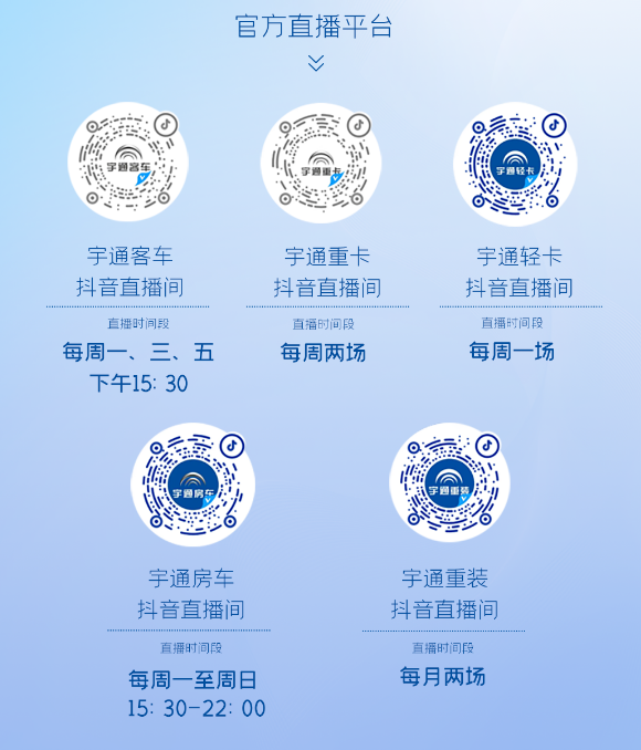 ​周周播！福利多！锁定宇通直播间