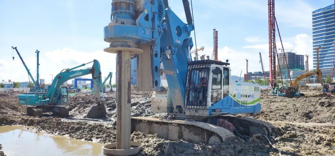 广东建基引领绿色施工新风尚，电动旋挖钻闪耀红海湾项目