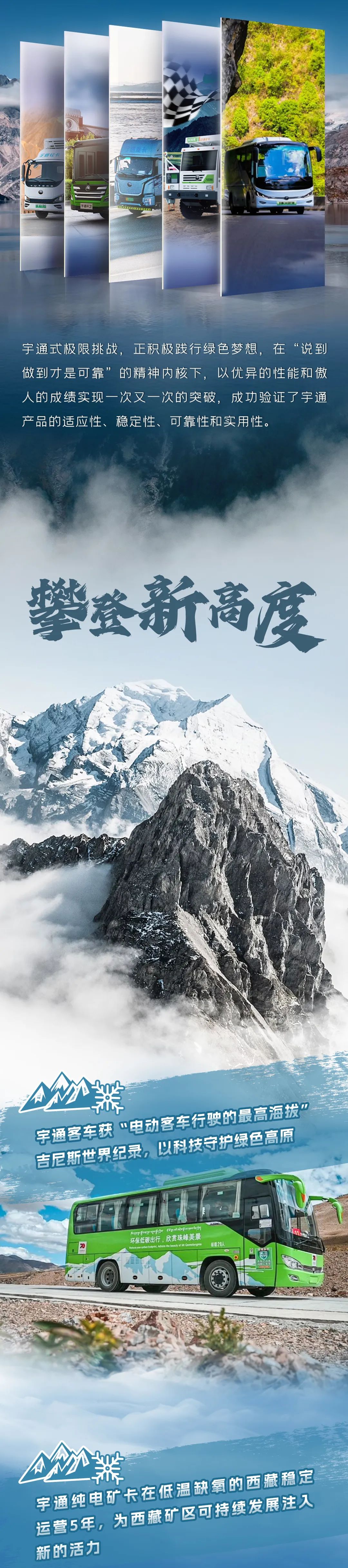探寻、突破、拓展！一图回顾宇通新能源商用车的极限挑战之路