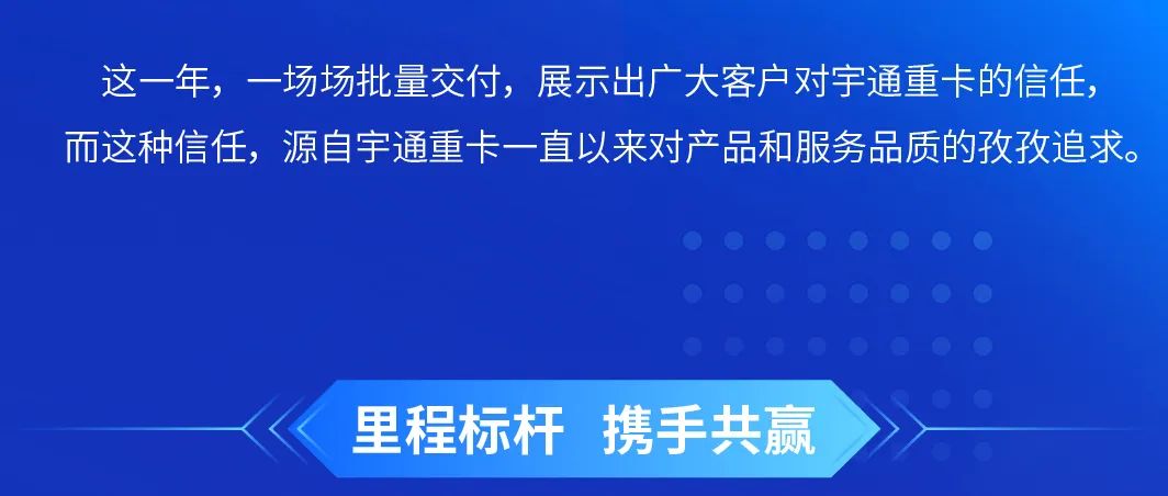 我们的2024，宇通重卡与你一起走过！