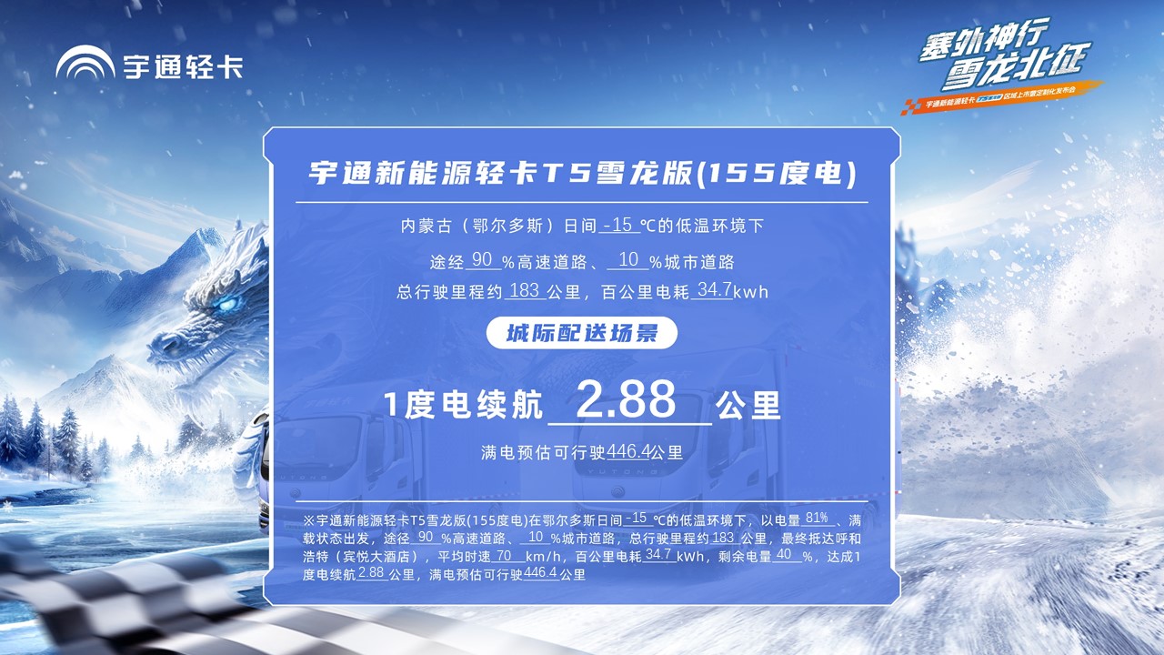 再开先河 无惧严寒+深度定制 这一次宇通轻卡又走在了行业前面