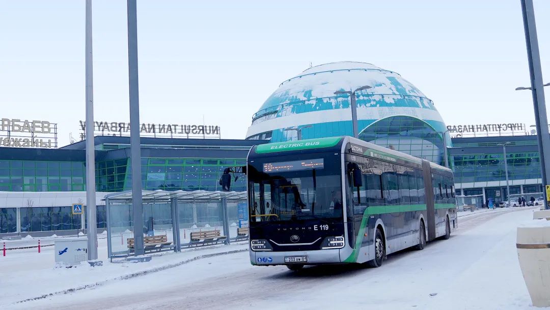 -25℃！374km极限续航！宇通E18PRO哈萨克斯坦战极寒