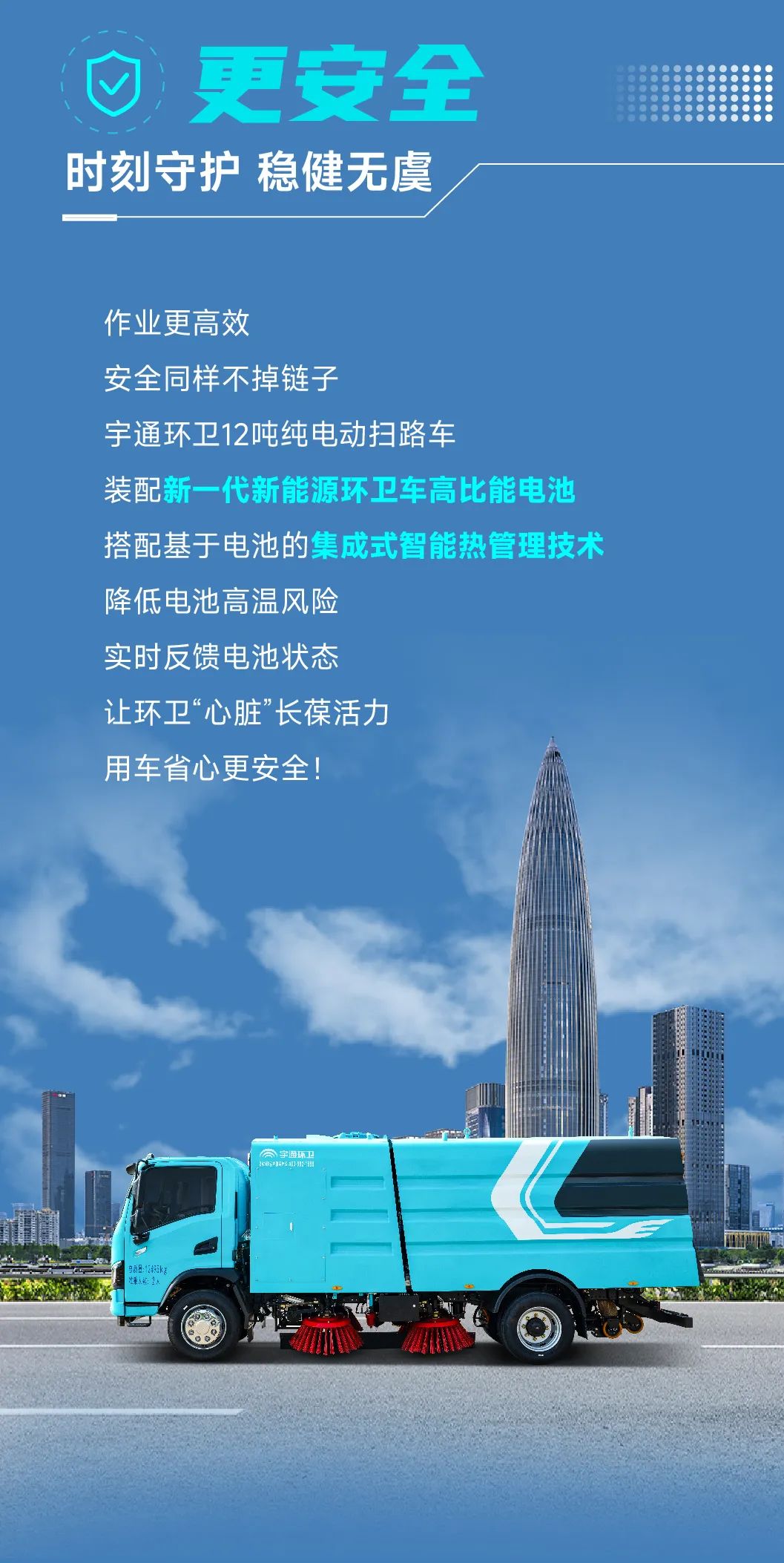 宇通环卫——更干净能耗却更低！提质增效被这辆环卫车玩明白了！