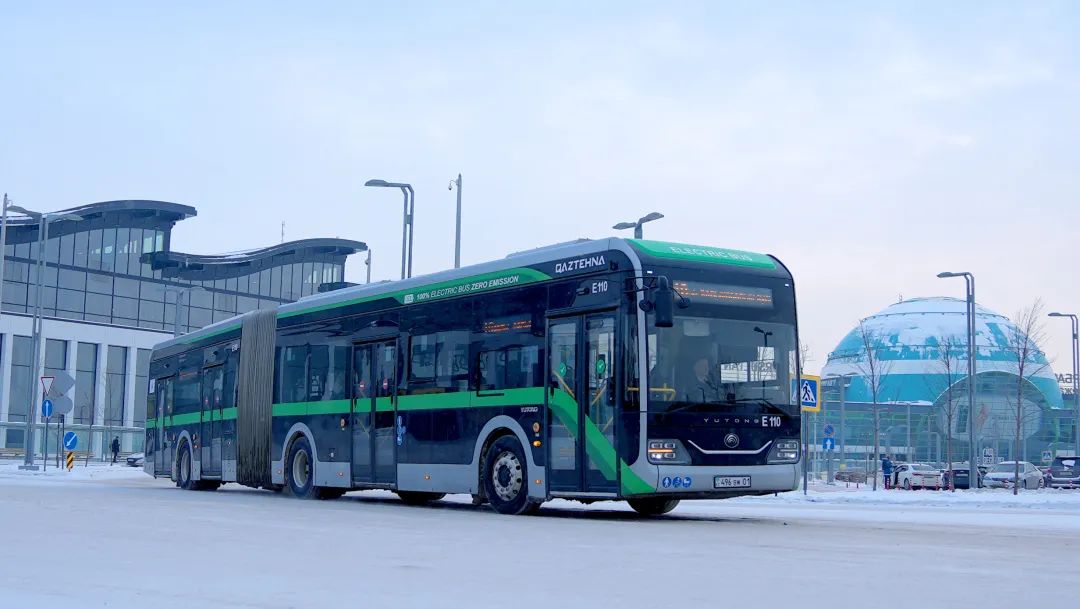 -25℃！374km极限续航！宇通E18PRO哈萨克斯坦战极寒