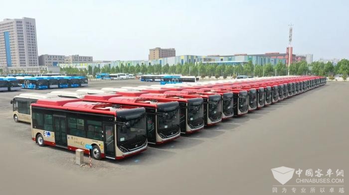 携手畅通“城市血脉” 宇通新能源公交批量交付沧州