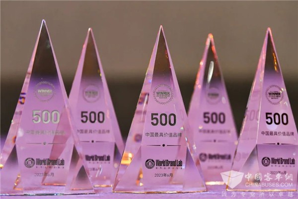 突破829.07亿！宇通连续20年上榜《中国500最具价值品牌》