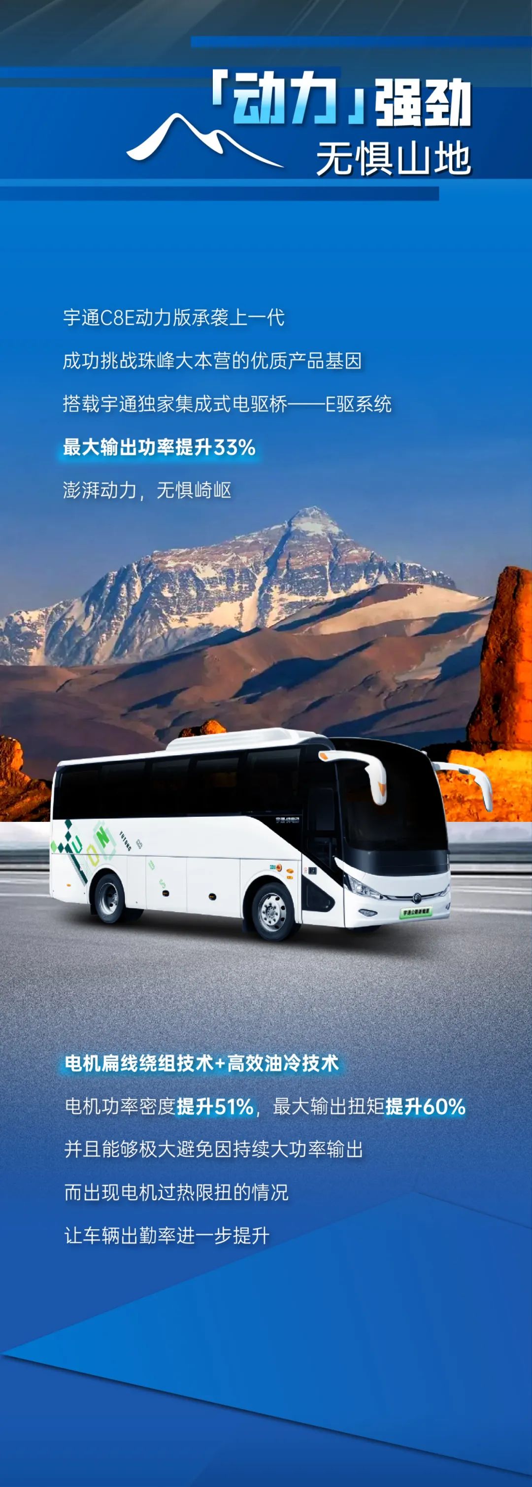 焕新升级！宇通C8E动力版强劲来袭