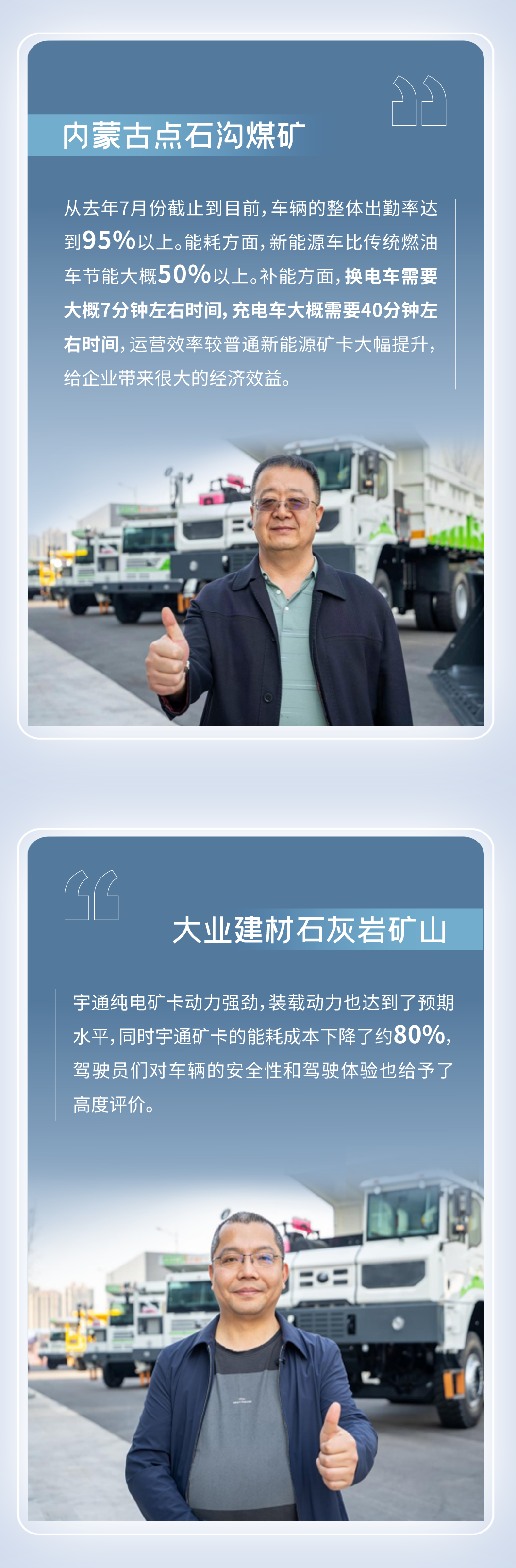 老友记|宇通新能源矿卡到底有多“省”？听听他们怎么说