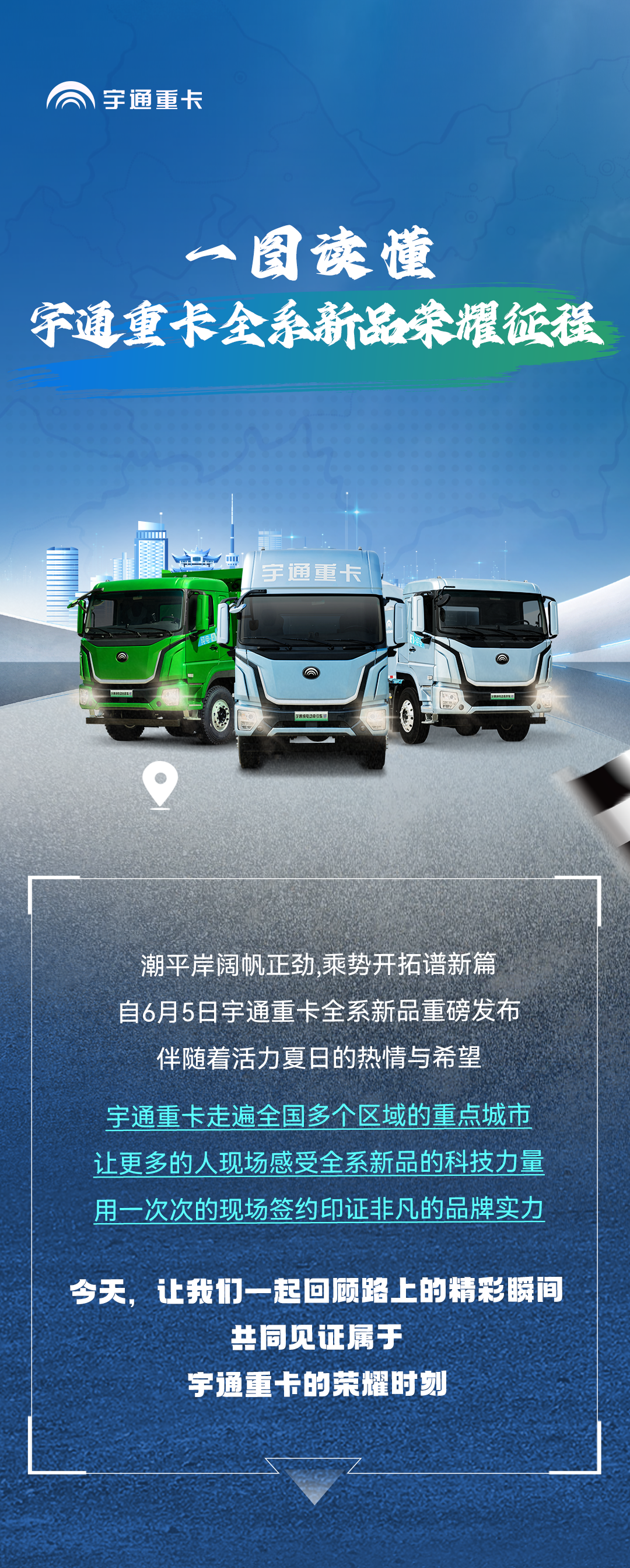 一图读懂宇通重卡全系新品荣耀征程！