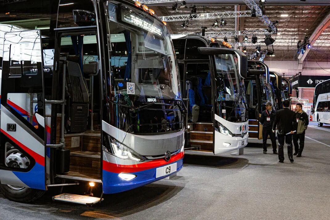 宇通在墨西哥客车展发布全品类公路车型,助力当地可持续出行 图片