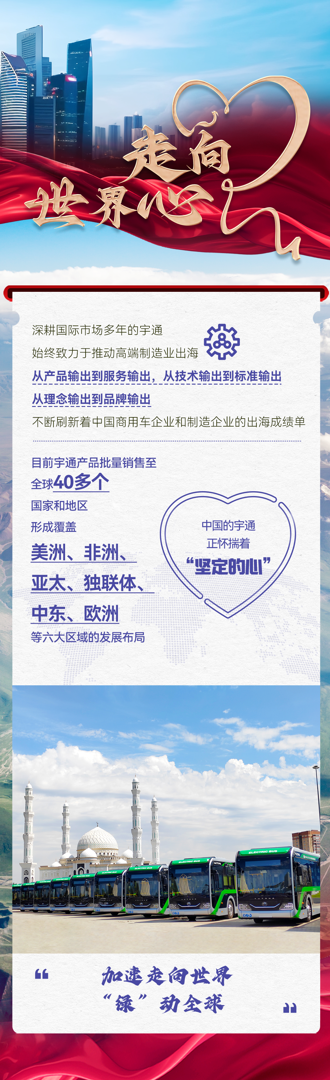 今天，宇通向祖国“花式比心”！